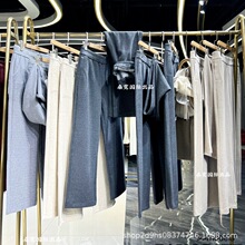 广州石井品牌服装尾单清货冬季高端牛仔裤实体店直播货源尾货女装