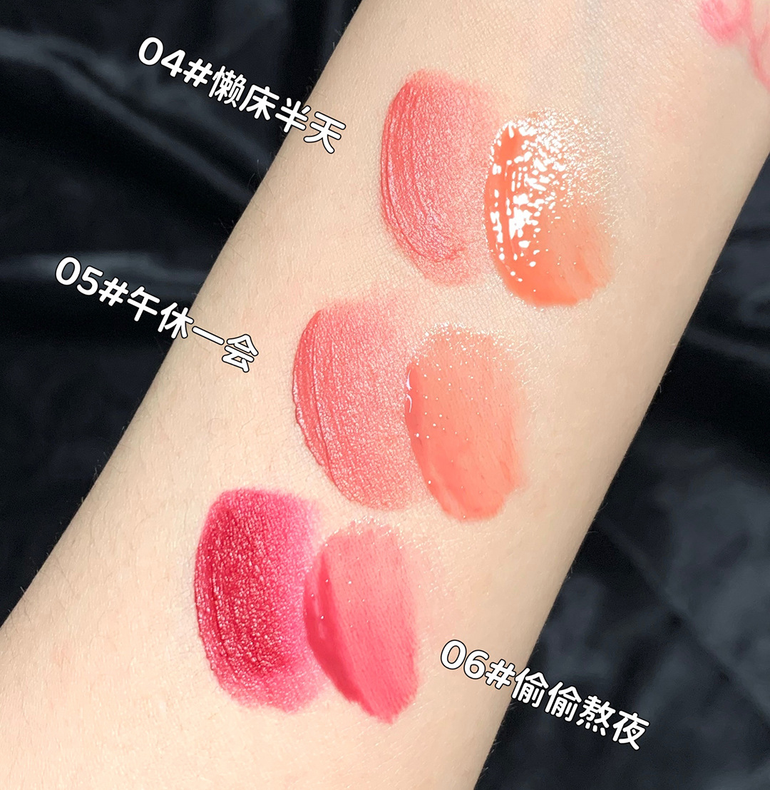 Cappuvini's new color fun double-head lip gloss mirror-like water gloss lip gloss is a domestic beauty lipstick with high appearance standards for students undefined