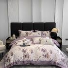 高檔全棉100S新疆長絨棉數碼印花四件套雙人歐美風純棉床單四件套