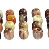 Authentic beef horned loose bead -colored beef horn Buddha beads DIY jewelry accessories