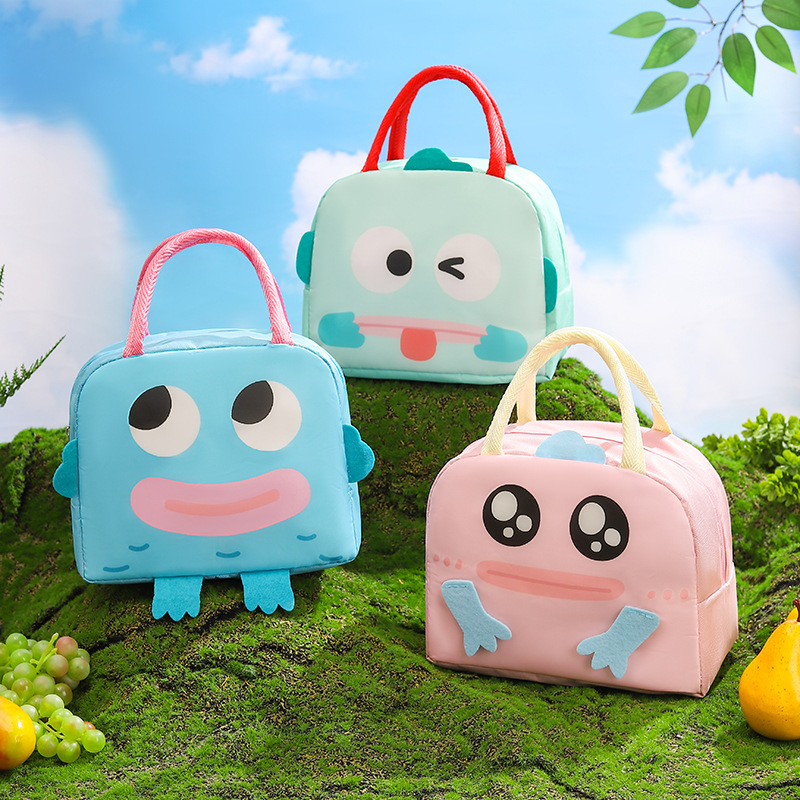 Bolsa de almuerzo de dibujos animados, fresca sirena, bolsa de almuerzo de aislamiento térmico, bolsa de mano para viajar a la escuela.