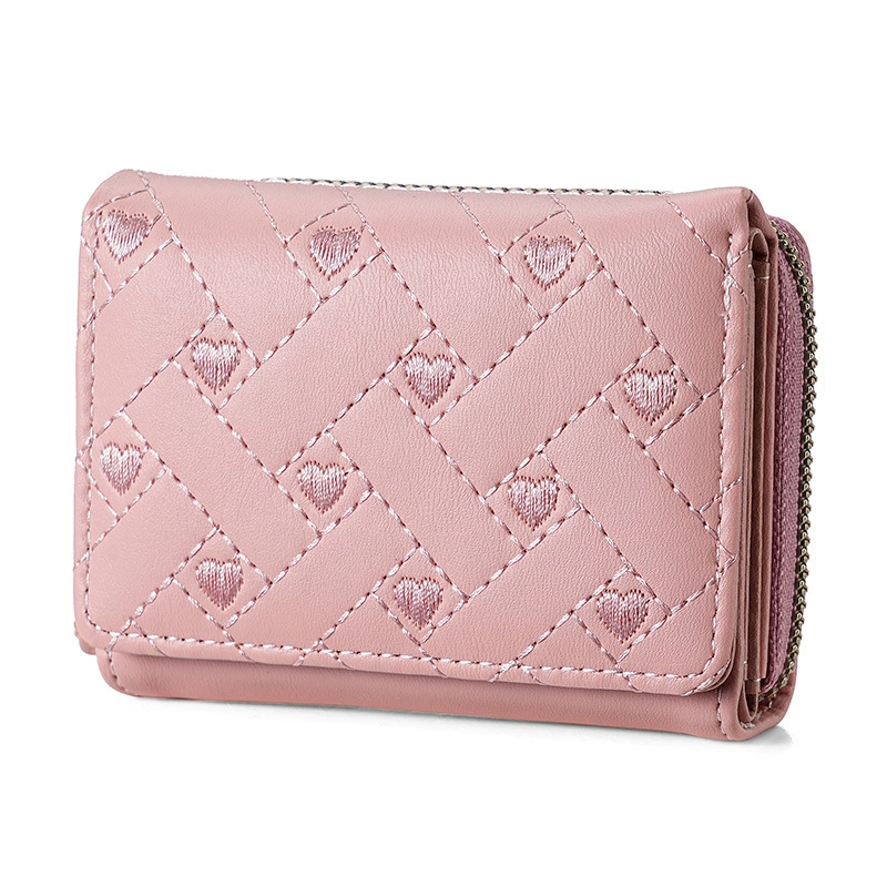 Short Wallet Shoulder Bag, Embroidered Summer Style, Compact Wrist-strap, Multiple Colors