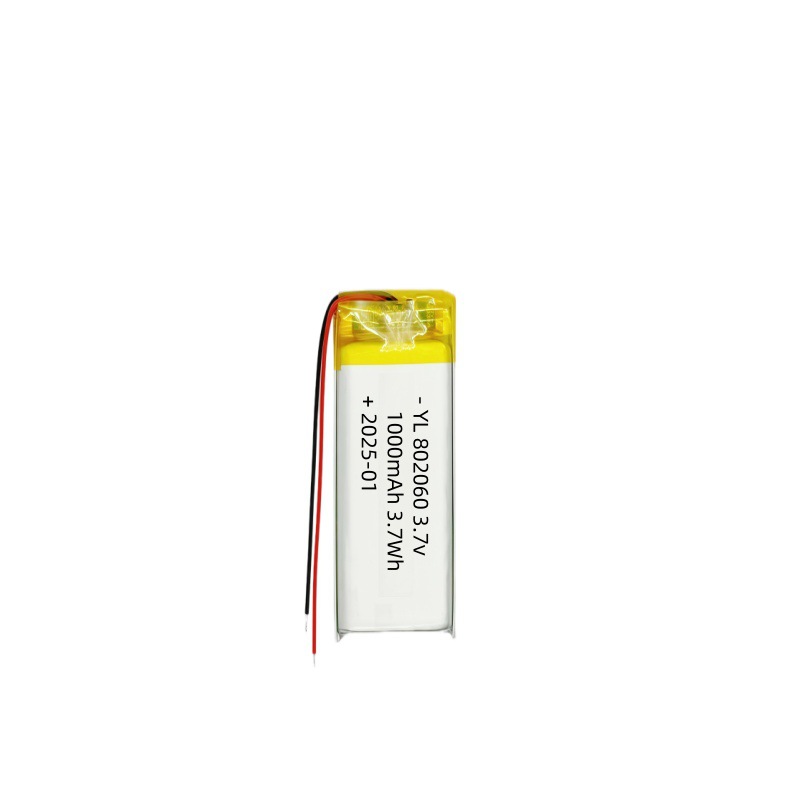 802060/1000mAh 배터리(보호 보드 콘센트 포함)