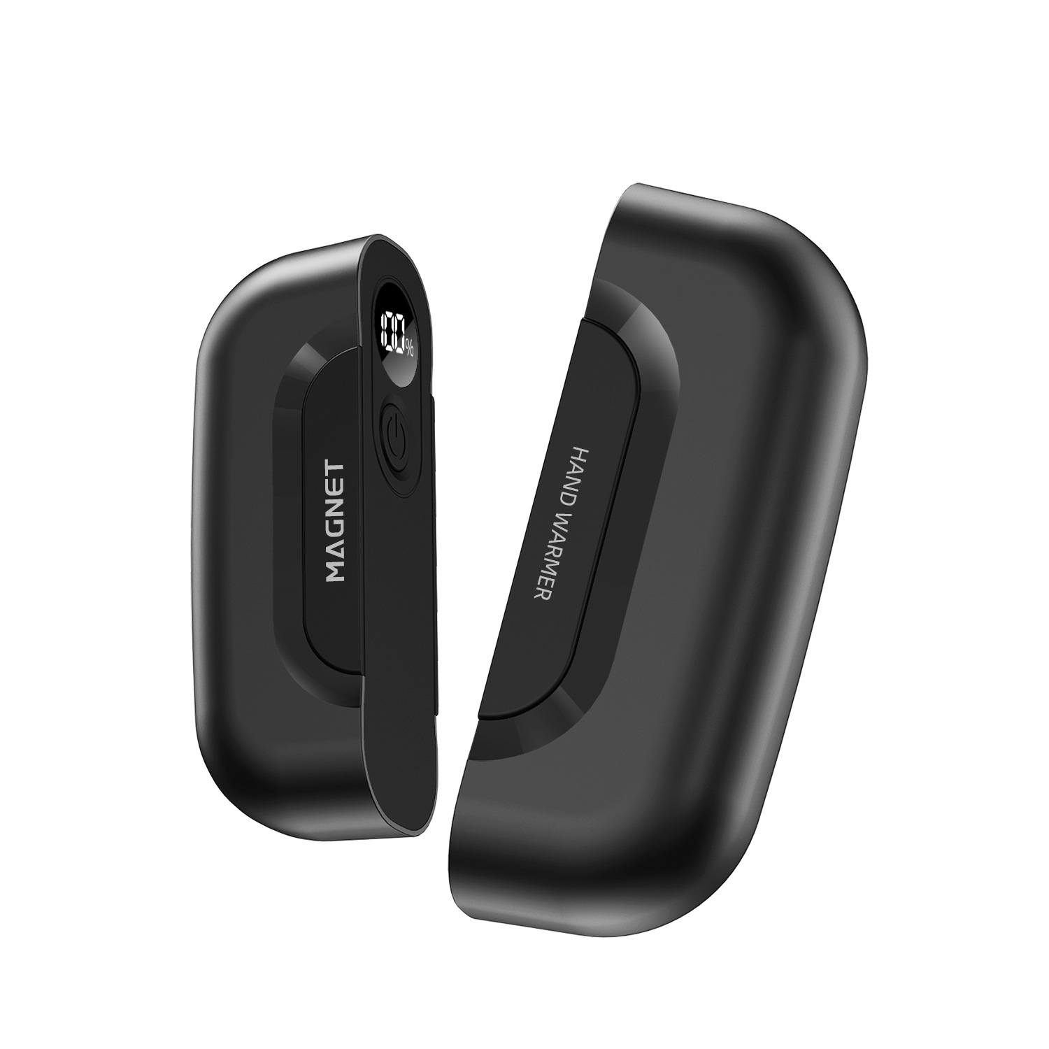 2025 nuevo creativo transfronterizo USB cargador de succión magnética de mano tipo split 2 en 1 mini calentador de manos portátil image 3