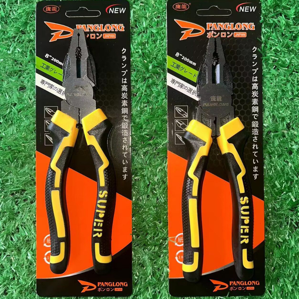 Fabricante nuevo mango curvo alicates de alambre de 8 pulgadas alicates de punta de aguja alicates oblicuos alicates alicates alicates herramientas de hardware