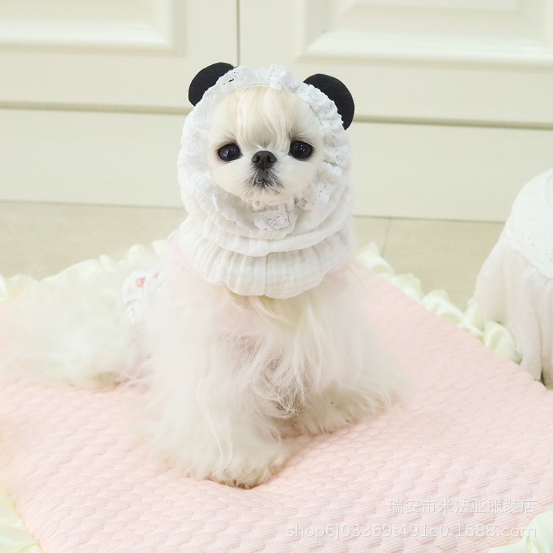 Аксессуар для животных Mafa Pet кружевной ободок с ушками медведя