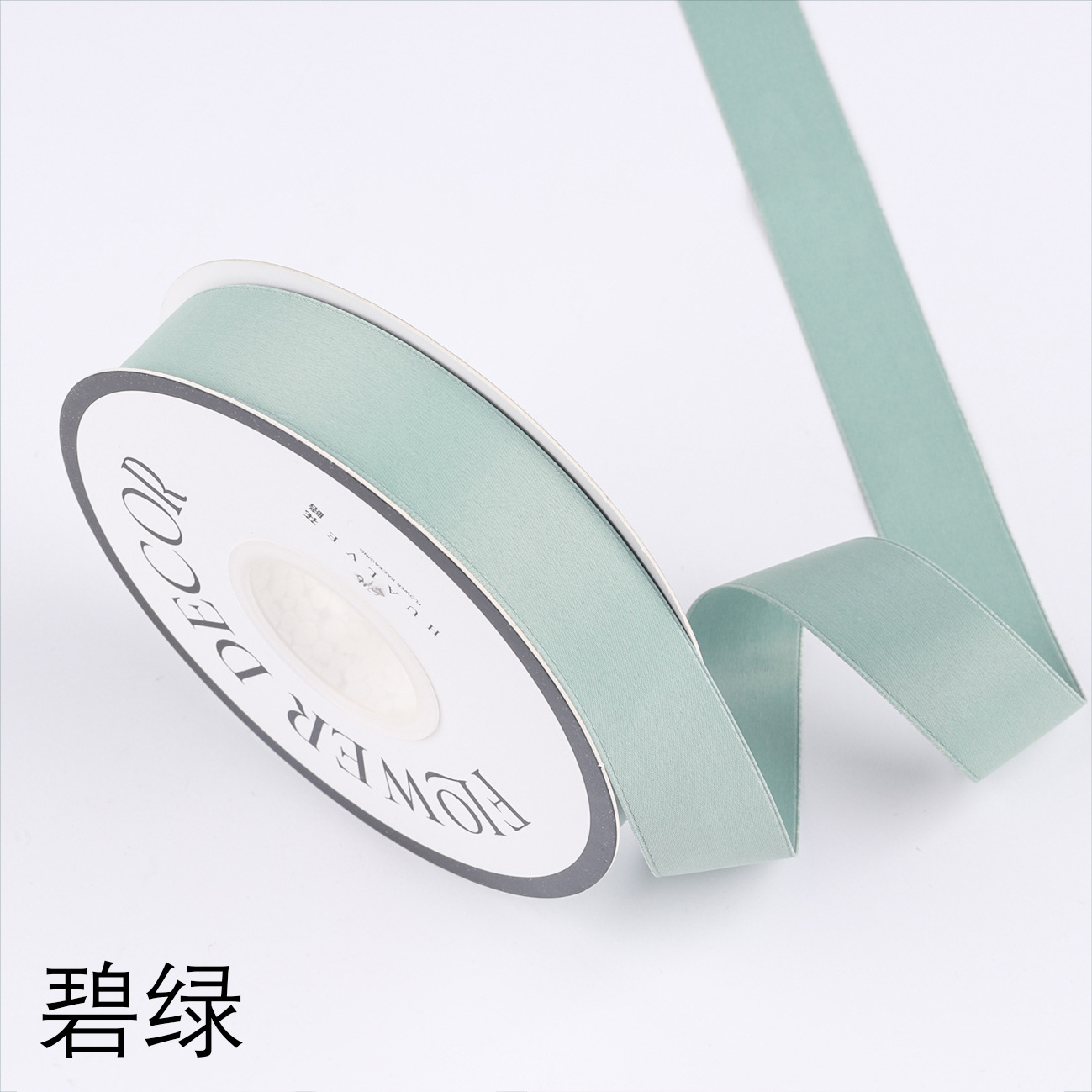 2,5 cm cinta de poliéster de doble cara al por mayor bolsa hecha a mano de bricolaje materiales de flores embalaje mate lavado bolsa de algodón cinta de la flor