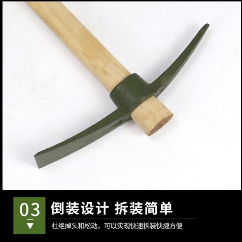 picador de mango de madera desmontable picador de estilo antiguo picador para jardín de medicina picador militar picador de montaña picador de cruz picador al aire libre