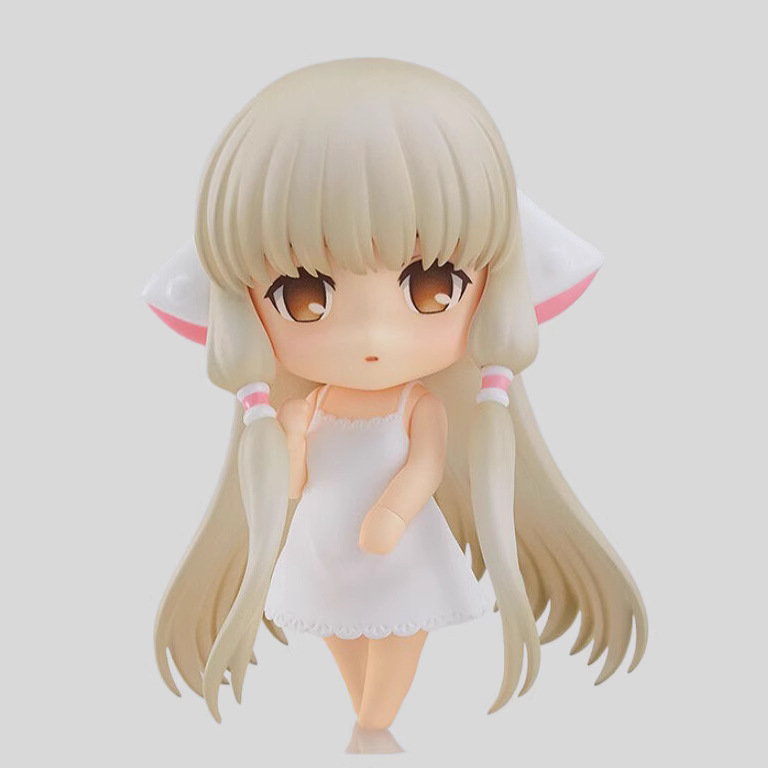 人形电脑天使心 2053#小叽可动换脸Q版粘土人手办动漫周边