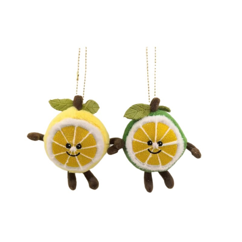 新製品レモンペンダントぬいぐるみ新しいサワーレモンバッチ人形かわいいおもちゃフルーツその他のネットバッグ|undefined
