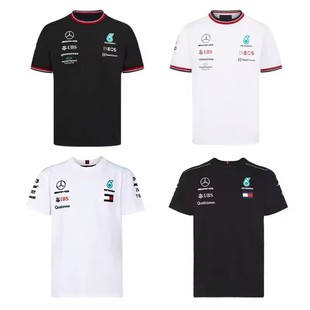 2024 new speed racing suit off-road motorcycle suit quick dry suit T-shirt men's Mercedes team short sleeve long sleeve women's