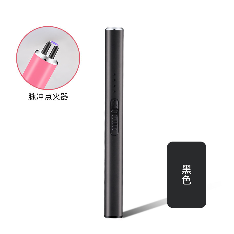 Fabricantes al por mayor Arco Tipo-c Cargador Encendedor Estufa de gas Encendido Agarre Exalargue Cocina Encendedor Transfronterizo Chong