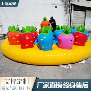 [大型趣味道具出类拔萃充气拔萝卜俄罗斯方块游戏障碍闯关训练器材]