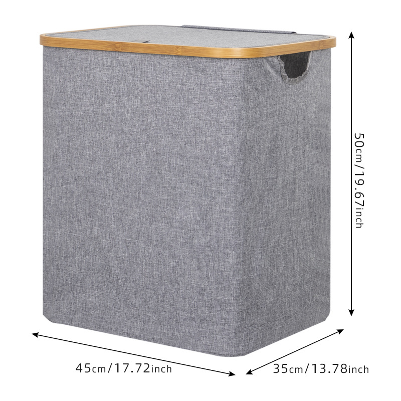 Cesta de lavandería Cesta de almacenamiento de lavandería doméstica Cesta de lavandería con ruedas Gap móvil Cubo de almacenamiento de gran capacidad