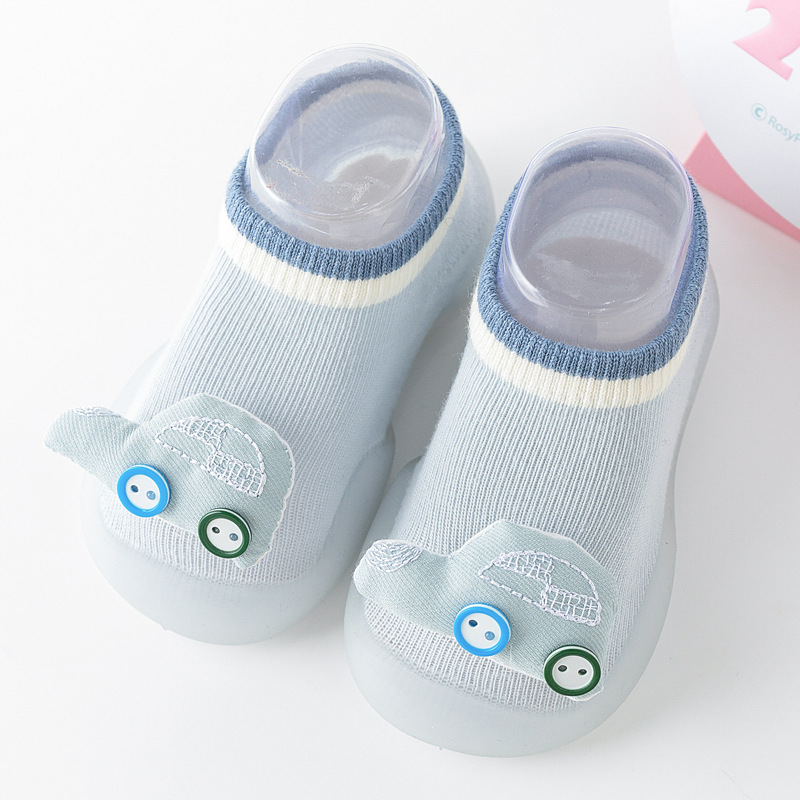 Nuevo bebé niño zapatos de fondo suave antideslizante lindo bebé piso zapatos calcetines primavera y otoño interior fresco niños calcetines Zapatos