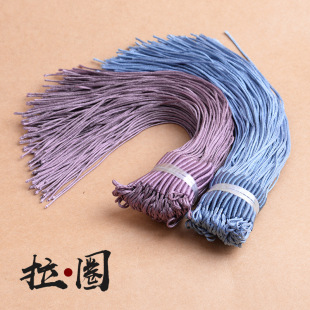 Hand-woven No. 72 Jade Wire Pull Loop Coil Chinese Knot Bracelet Pendant Pendant Rope diy Jewelry Accessories Pull Ring
