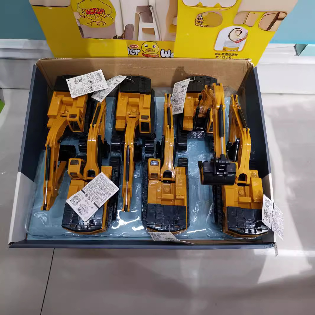妮乐小队长高品质惯性挖机工程车玩具车批发仿真儿童男孩超市母婴