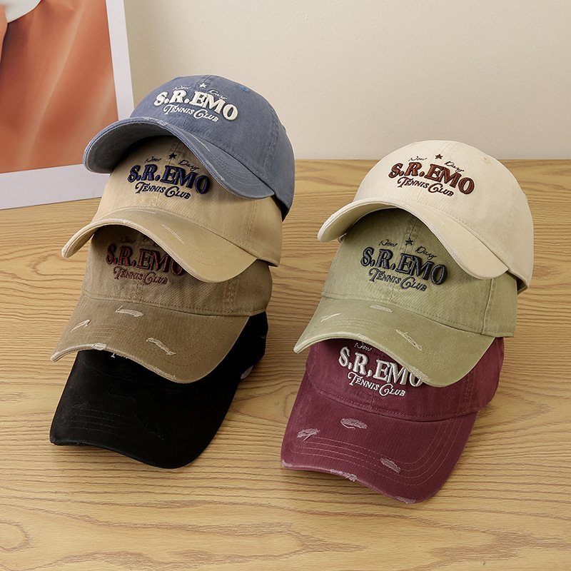 Kids Casual Sun Hat UPF 50+ Korean Style Trendy Brand Simple Casual Embroidered Soft Top Baseball Unisex Outdoor Sun Protection Visor Cap Spring_voghion.com