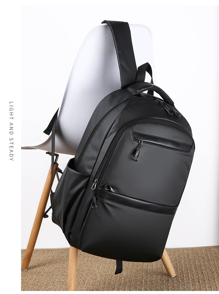 New large-capacity schoolbags for junior and senior high school students, simple commuting computer bags, foreign trade backpacks for men, Korean version cross-border wholesale undefined