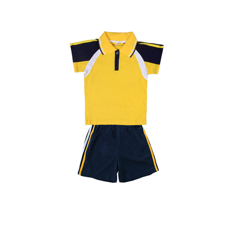 瀾洋貝校服小学生新型幼稚園園服夏服中学生クラス服運動服学生服|undefined