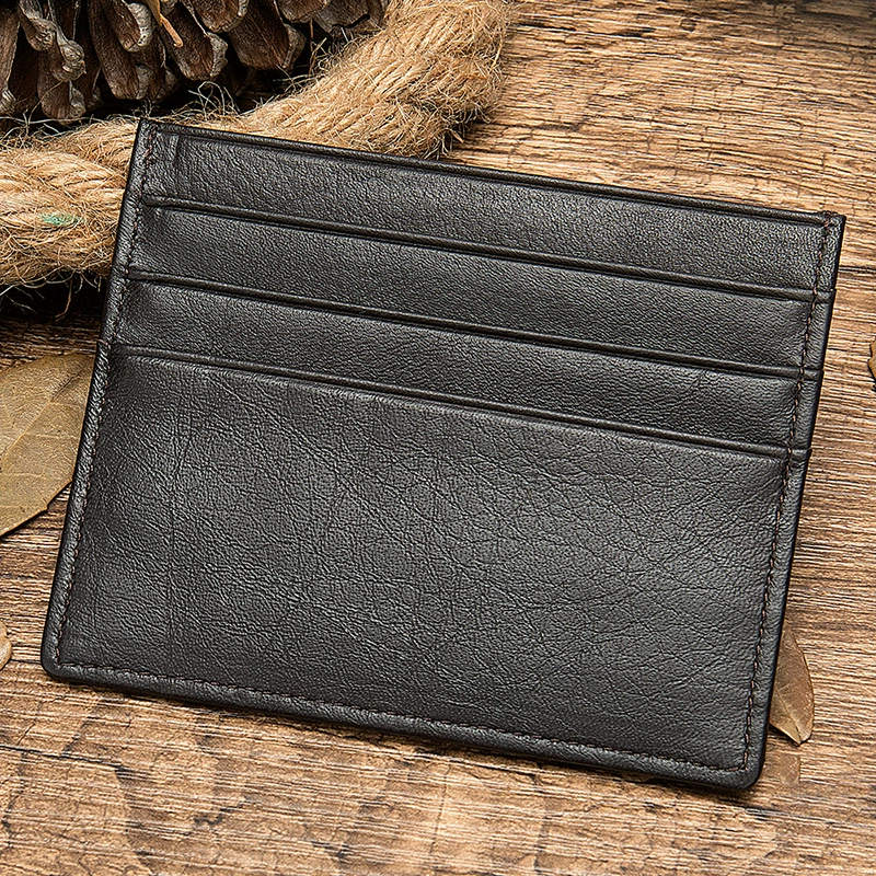 Card holder, wallet, leather shoulder bag, (Cross-border trading), genuine leather, cowhide
