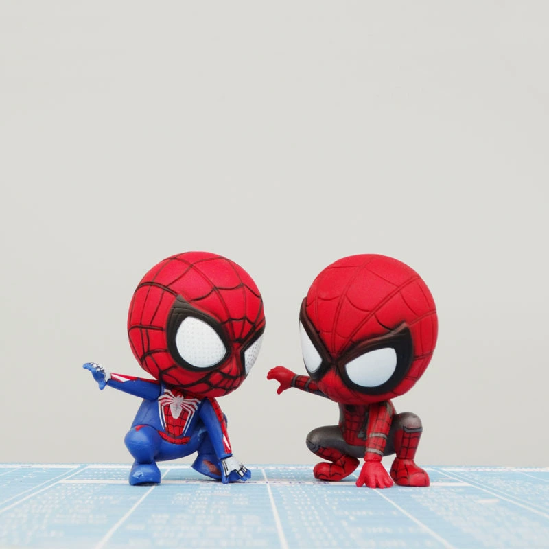 Cartoon cute doll plastic, table minifigure, accessory, spider