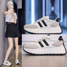 ins韩版新款阿甘鞋女2024春季学生运动跑步鞋休闲鞋厚底增高BN007