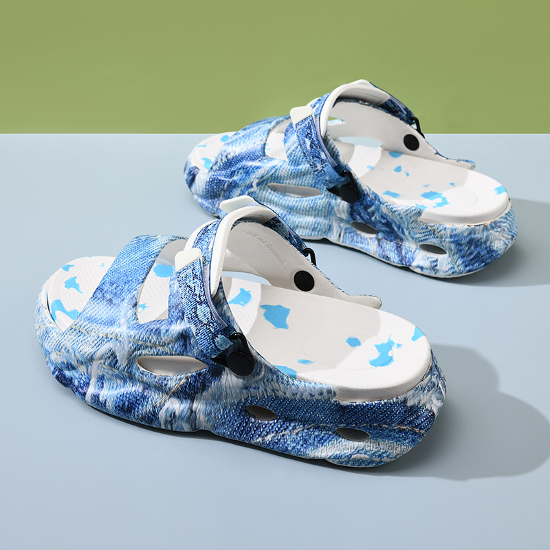 Nuevas zapatillas de piel de serpiente de verano, zapatillas frías de pareja resistentes al desgaste, alta sensación de EVA transpirables, antideslizantes, sandalias anti olor.