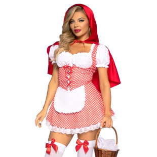 Halloween cosplay Daily Cloak Plaid Strap Maid Uniform Temptation Cosplay Coffee Maid Yang