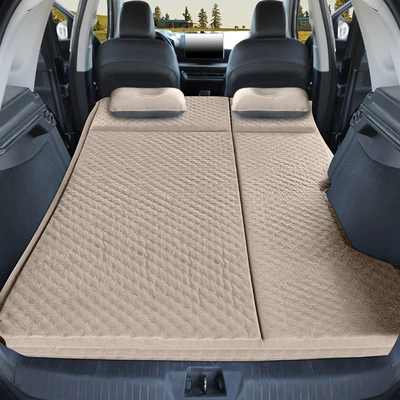 Vehicle-mounted inflatable bed, bed SUV trunk mattress universal