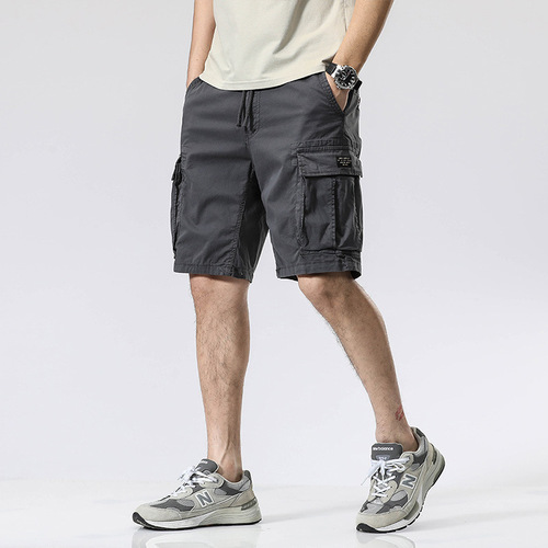 Men's Summer 2025 New Work Pants, Casual Straight Leg Shorts, Workwear Style, Trendy, Sporty, Versatile, Wholesale