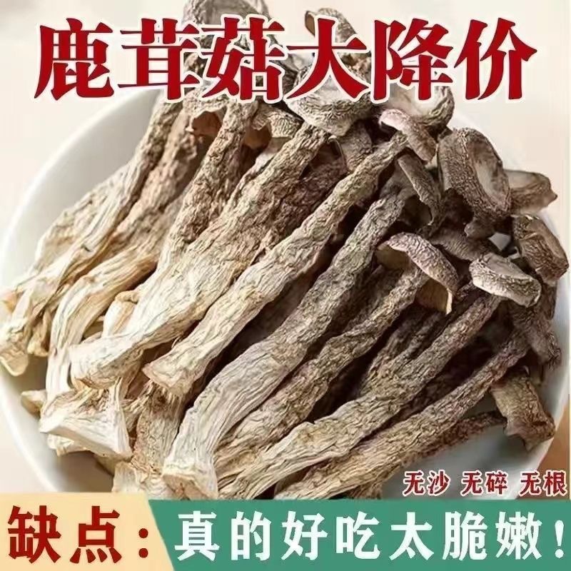 鹿茸菇干货特产级500g鹿茸菌菇农家食用菌福建古田高山蘑菇菌类