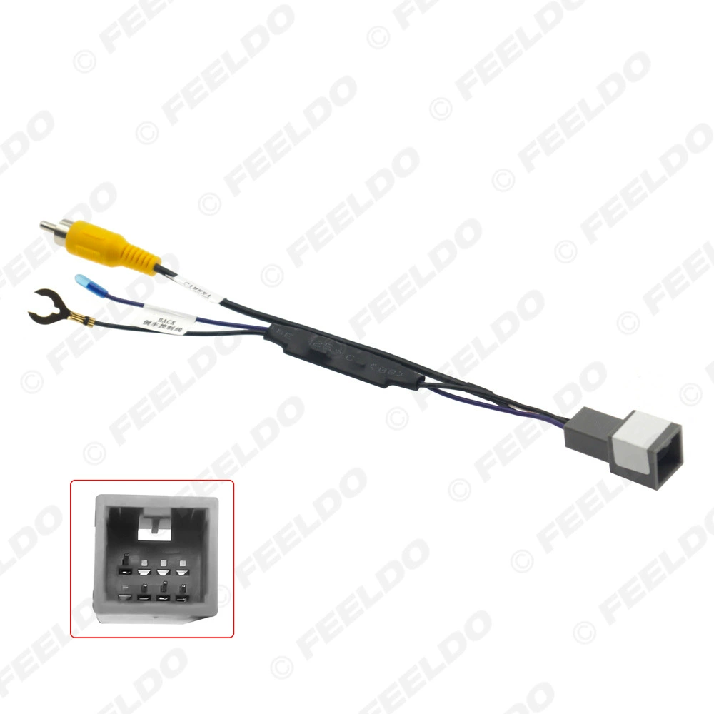 Применимо к линии заднего вида Mitsubishi xparder, реверсивная линия преобразования Автомобиля, линия адаптера головной линии камеры с понижением