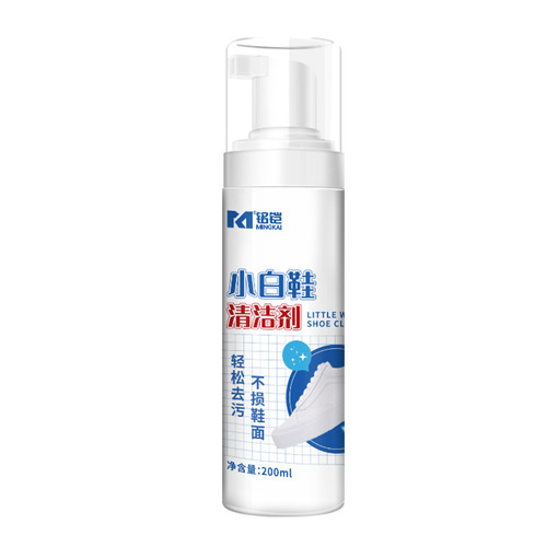 Wholesale white shoe cleaning agent foam type no-rinse decontamination and yellowing dry cleaning agent artifact shoe washing foam detergent