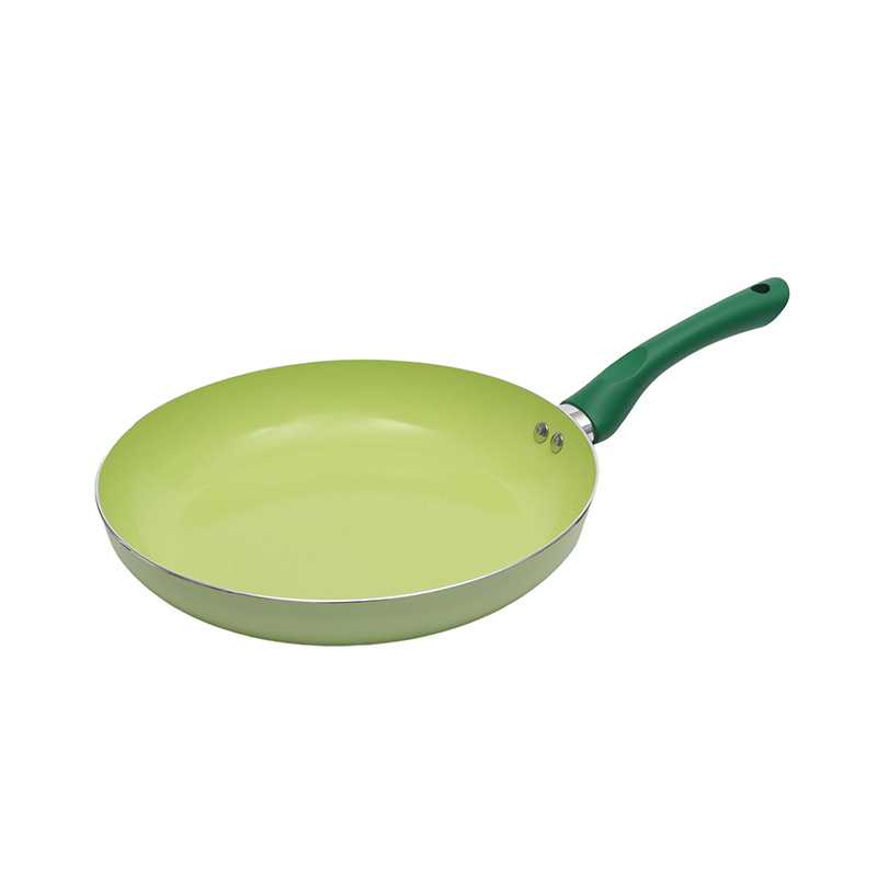 Doble FONDO DE ALUMINIO sartén filete pan de aluminio fondo plano menos negro de humo estilo coreano colorido antiadherente sartén pan de regalo