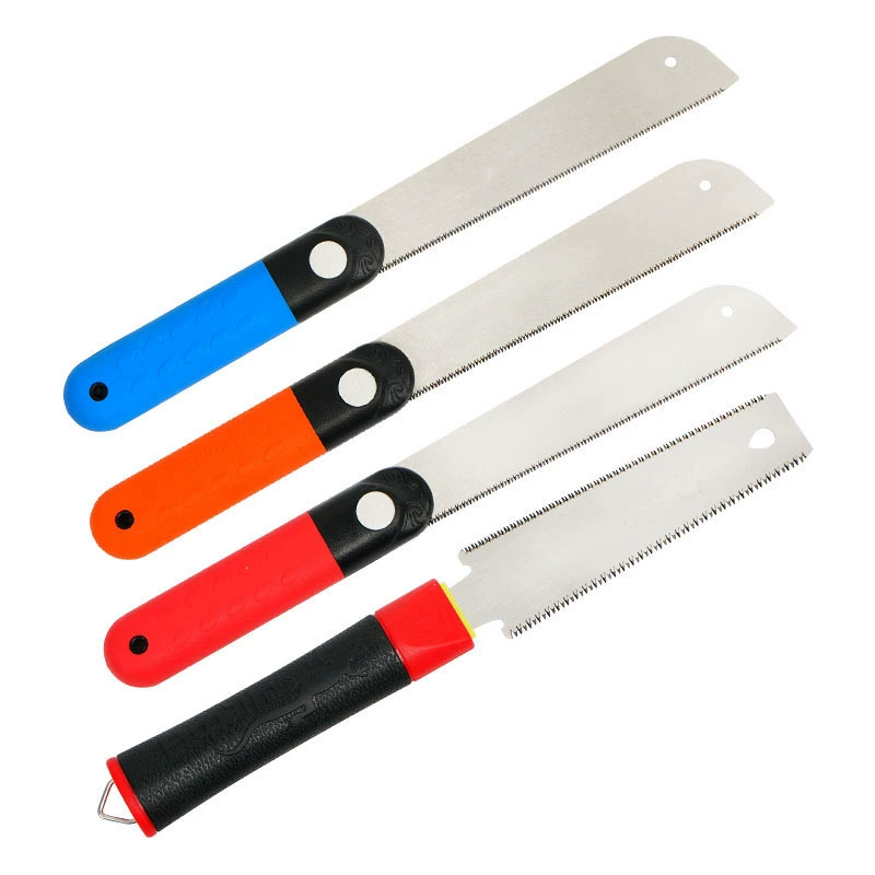 Деревообрабатывающая пила Qihong ручная пила Двусторонняя пила Тройная быстрая пила декоративная Шипованная пила из твердых пород дерева с мелкими зубьями деревянная ручка
