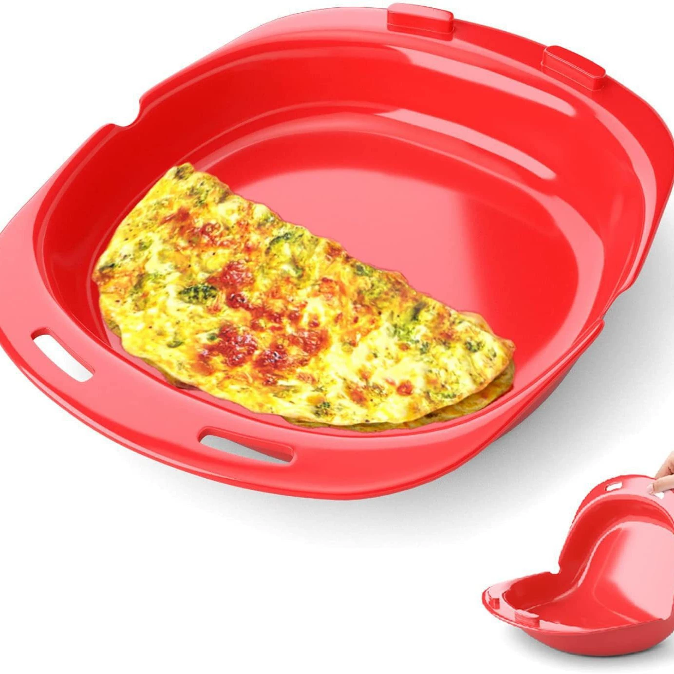 Микроволновая печь Силиконовая машина для жарки яиц Микроволновая печь Силиконовая форма для выпечки яичных рулонов Силиконовая машина для жарки яиц Egg Roll Maker