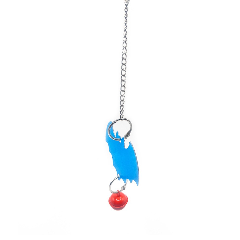 Juguetes de pájaro de Halloween transfronterizos Espejo de pájaro en forma de murciélago Espejo de foto de loro acrílico Accesorios para jaulas de pájaros Suministros para pájaros al por mayor image 2