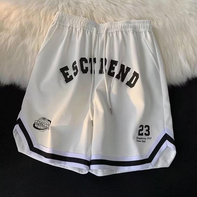 Summer Thin Mesh Sports Basketball Shorts for Men, Breathable Running Training Loose-Fit Five-Point Shorts Summer Thin Mesh Sports Basketball Shorts for Men, Breathable Running Training Loose-Fit Five-Point Shorts