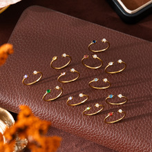 �䓱�ɫ��Ȼ�Č����ʯ12������ʯ��ָ��Ȧʮ�����Q��ʯ�18K��