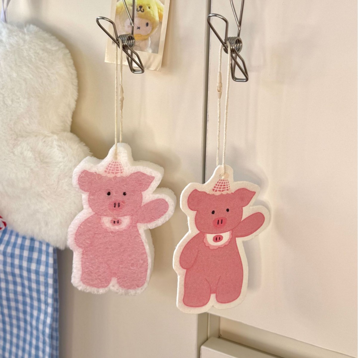 턱받이 돼지(2cm 끈 포함)