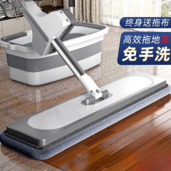 免手洗大拖把2025新款家用一拖净平板拖布拖地拖懒人吸水墩布