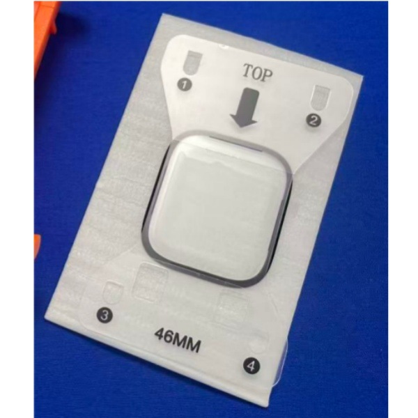 Aplicable para Apple Watch iwatchs11 curva 3D pegamento en caliente S10 vidrio SE polvo de segundo película endurecida