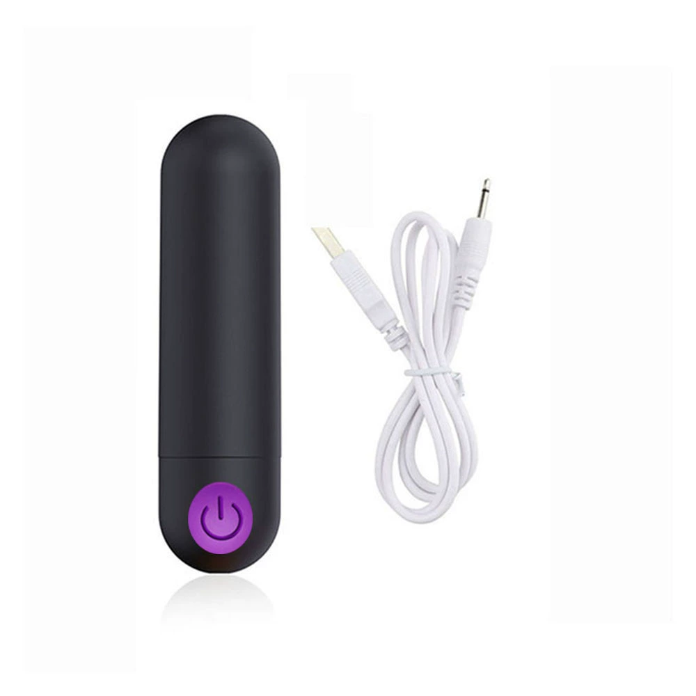 Мини-вибратор 10 режимов, USB-перезарядка, водонепроницаемый, тихий мотор, 7.6×2 см