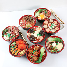 仿真大碗拉面模型仿真食物乌冬面创意拉面碗存储蓄罐面条碗道具