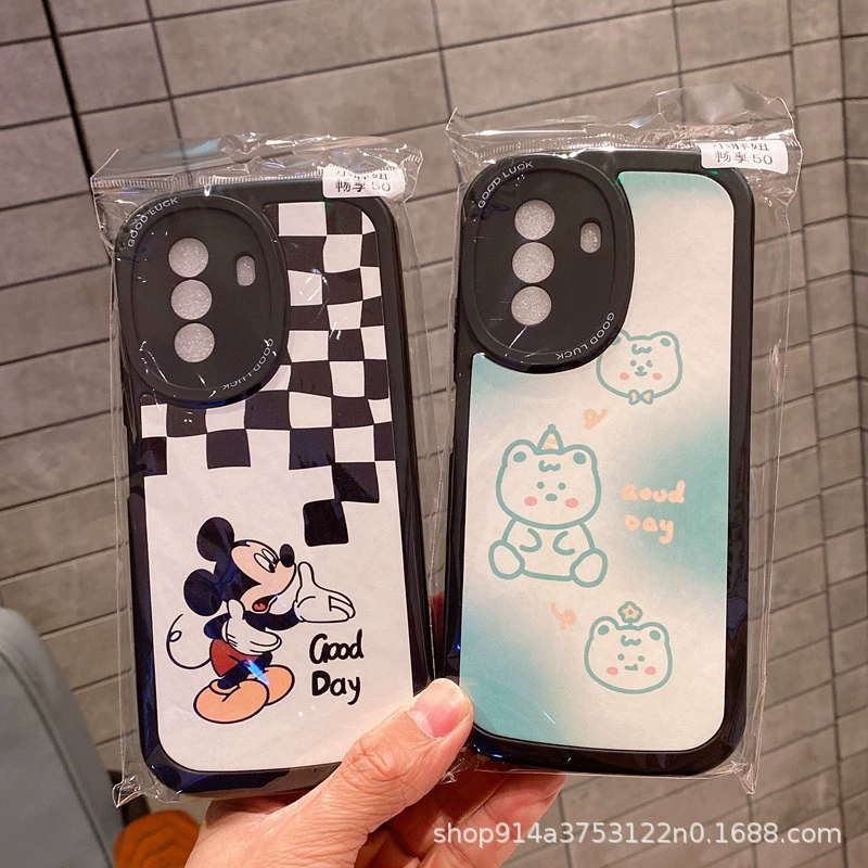 Маленькая Толстая девушка для OPPORENO9 мультяшный тисненый чехол для телефона A55 зрачок глаз окрашенный R17 кожаный силиконовый чехол из ТПУ