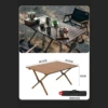 【Camping Rao】Middle table-Walnut color (send storage bag)