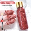 Red double-sided nail sequins