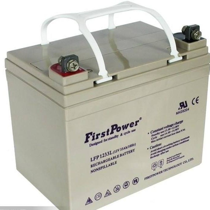 FirstPower(一电)蓄电池LFP1233(12V33AH)  系统应急内置UPS电源
