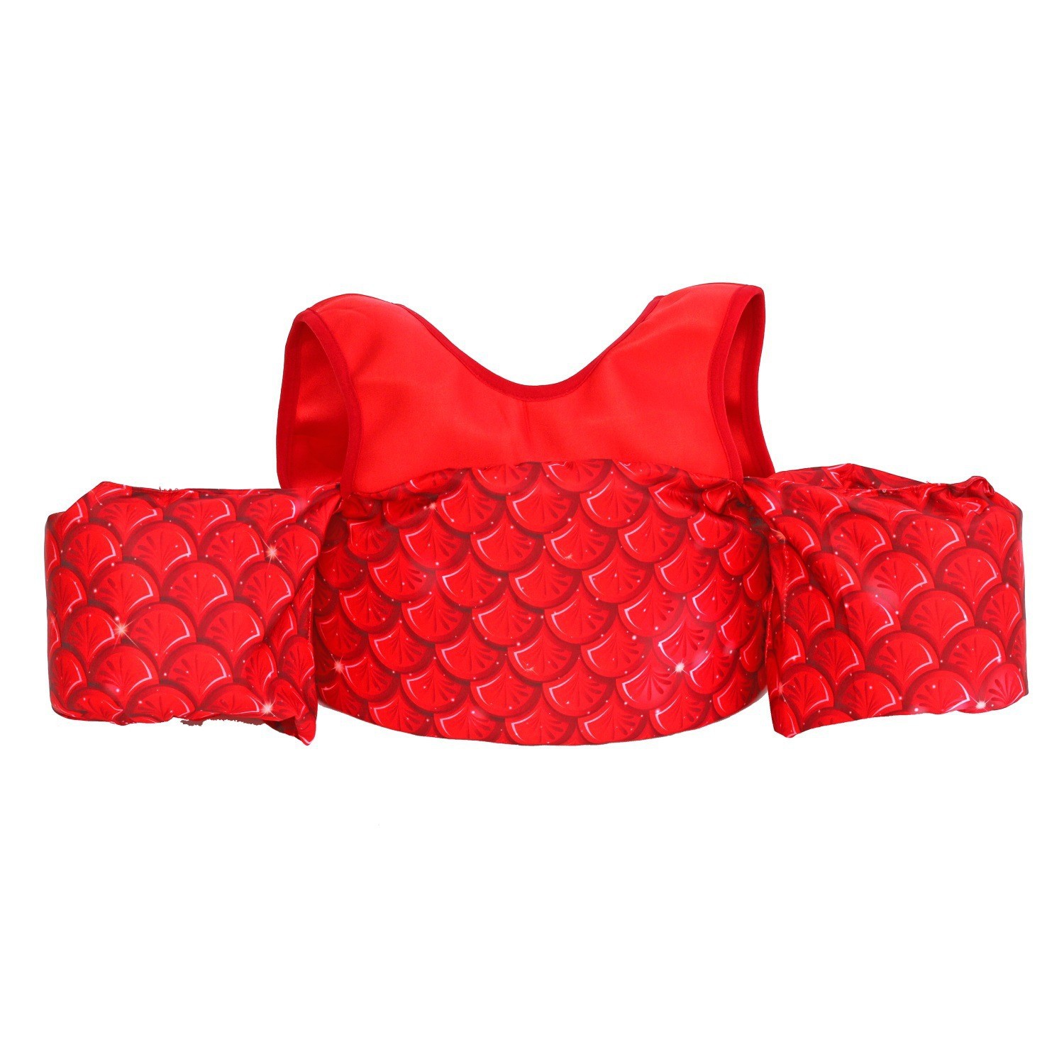 업그레이드된 더블 스트랩 다이빙 소재 칼라 레드 드래곤 스케일